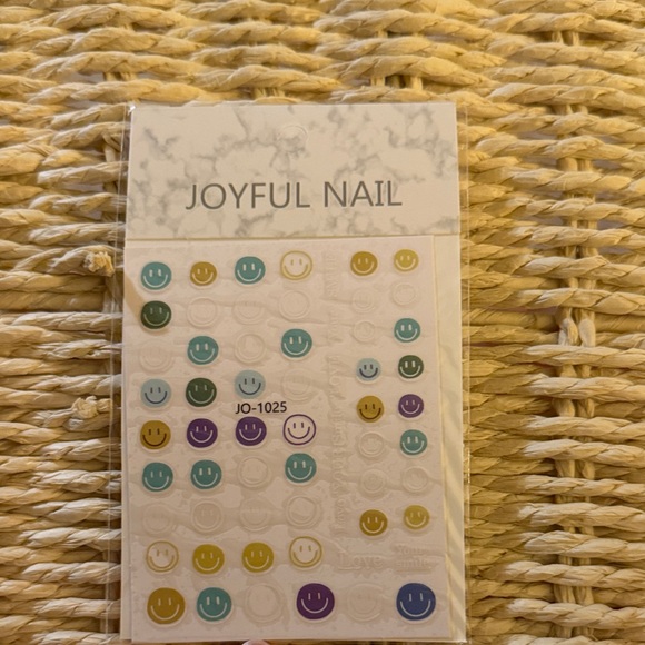 Colorful Smiley Nail Stickers - Picture 1 of 1